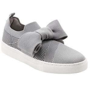 Bandolino Women's Bryce Bow Knit Slip On Sneakers~Sz. 9~New W/O box MACYS $79